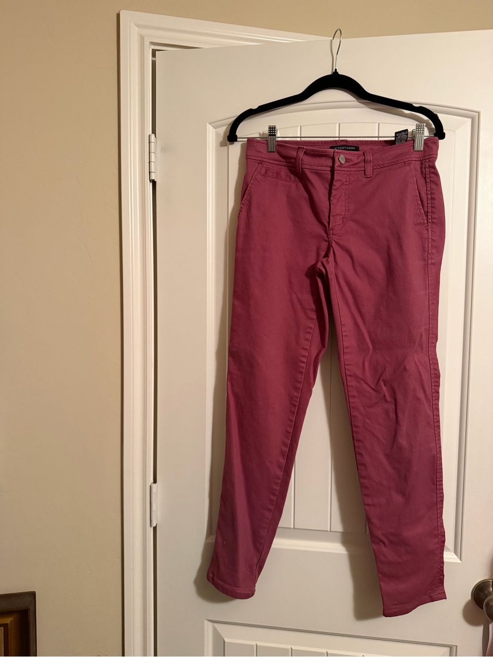 41 Hawthorn Stitch Fix Dusty Rose Stretch Skinny Ankle Pants Size 4